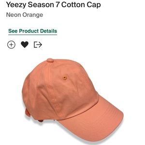 Yeezy hat - season 7 NWOT